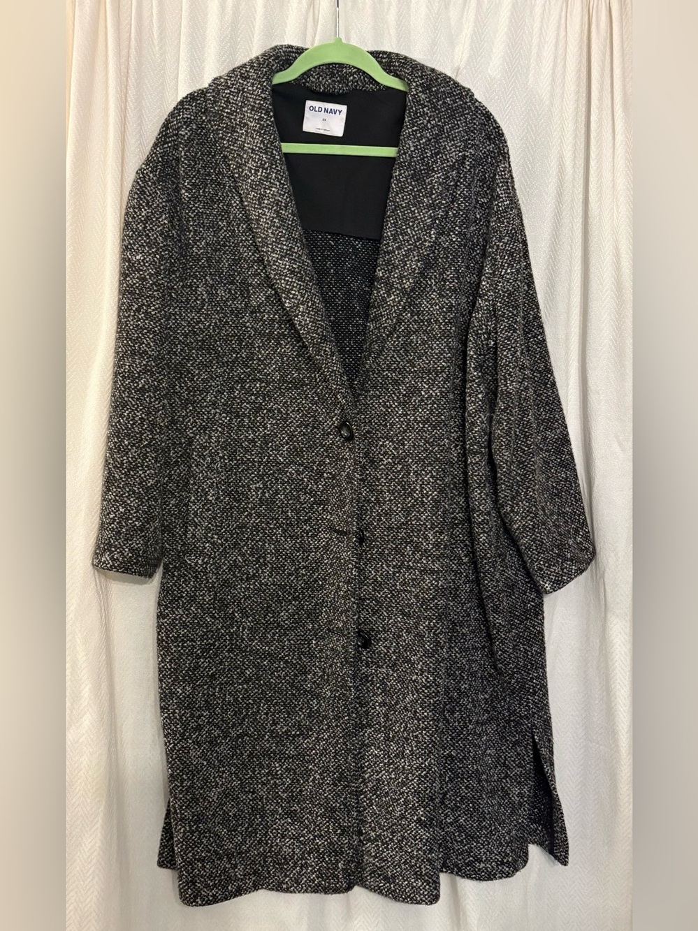 Old Navy Oversized Tweed Coat